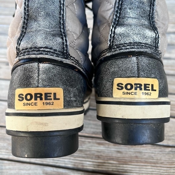 Sorel Tofino Waterproof Winter Snow Boots NL1795-005 Distressed Gray Size 6.5 - Picture 10 of 14